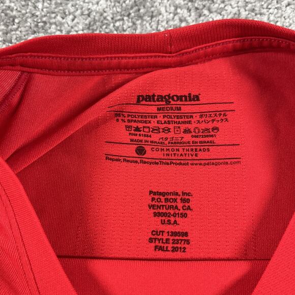 Patagonia Base Layer Womens Medium Long Sleeved Gamut Mesh Knit Breathable UPF - Picture 2 of 13